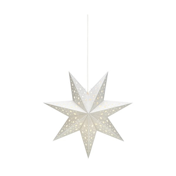 Svjetlosni ukras s božićnim motivom u srebrnoj boji ø 45 cm Solvalla – Markslöjd