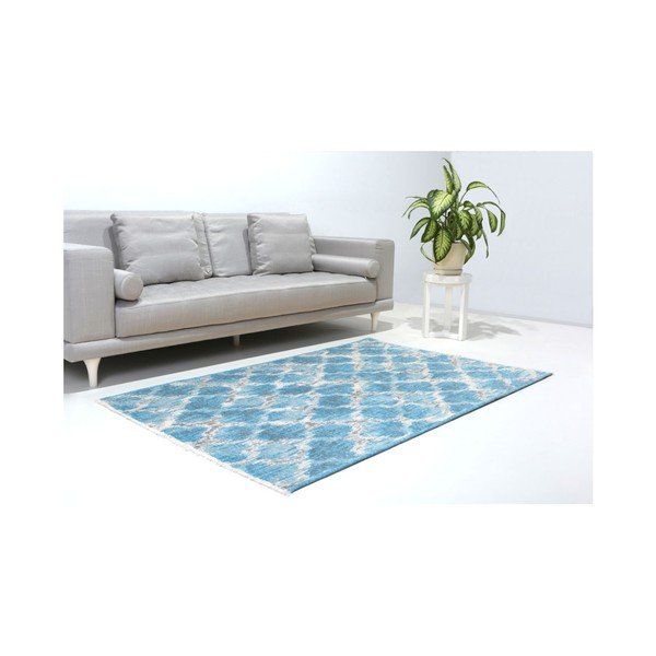Dvostrani plavo-sivi tepih Vitaus Camila, 77 x 200 cm-image-2