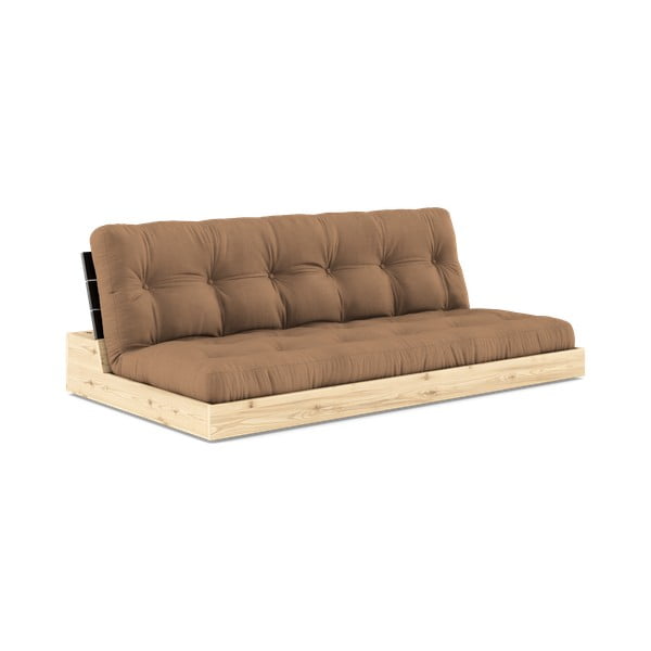 Smeđa sklopiva sofa 196 cm Base – Karup Design