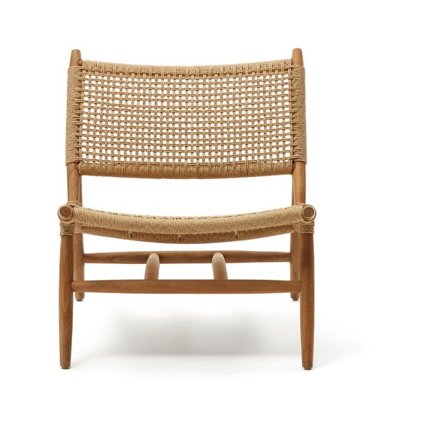 Drvena vrtna stolica u prirodnoj boji Codolar - Kave Home-image-1