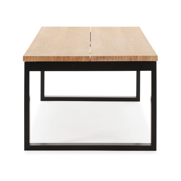 Blagovaonski stol s pločom stola u dekoru hrasta 100x220 cm Rina – Marckeric-image-3