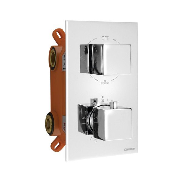 Ugrađena slavina za tuš u sjajno srebrnoj boji (s 3 izlaza) Latus – Sapho-image-1