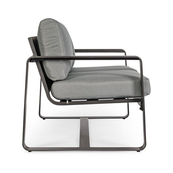 Siva vrtna sofa aluminijska Merrigan   – Bizzotto-image-3