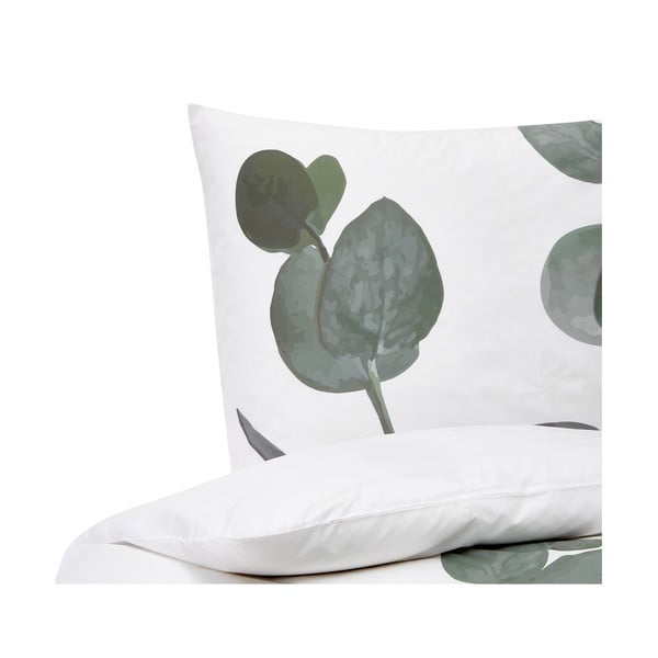 Bijela posteljina od pamučnog perkala 200x135 cm Eukalyptus - Westwing Collection-image-2