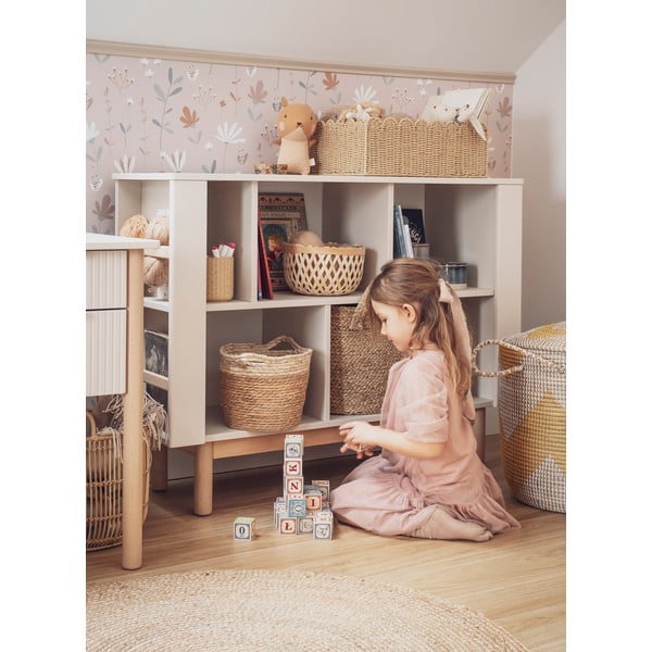 Bež dječja biblioteka 120x40 cm Miloo – Pinio-image-1