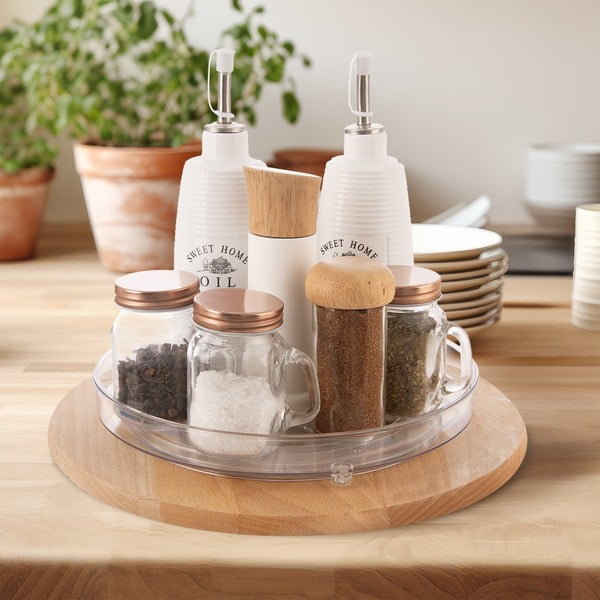 Plastičan okretni organizator začina ø 27 cm – Orion-image-1