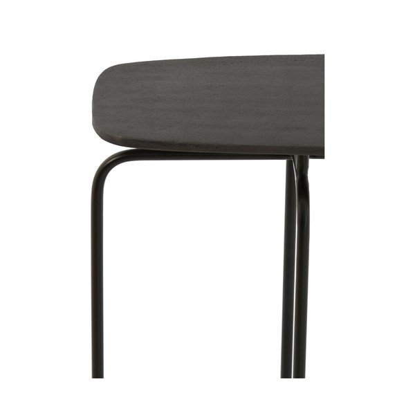 Crni metalni pomoćni stol 30x120 cm Zapala – Light & Living-image-4