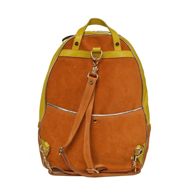Ruksak Carla Ferreri Cognac Giallo-image-1