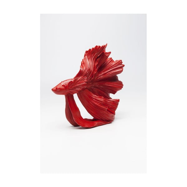 Crvena ukrasna skulptura Kare Design Betta Fish