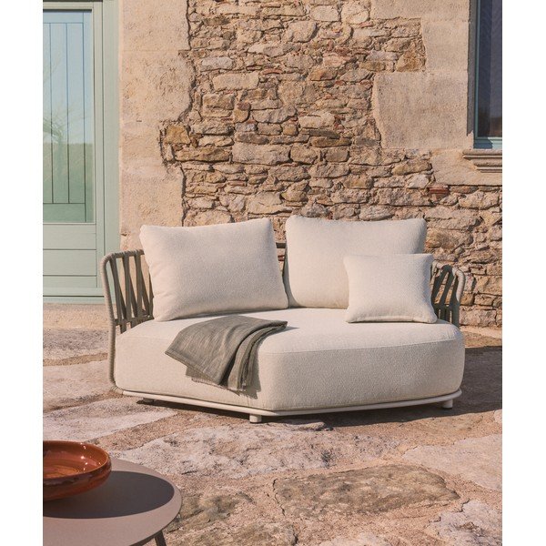 Bež/smeđe-sivi vrtni modularni kauč 167 cm Osani – Kave Home-image-2