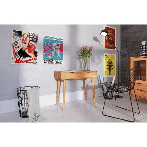 Toaletni stol od bukovog drveta 90x40 cm Greg - The Beds-image-1