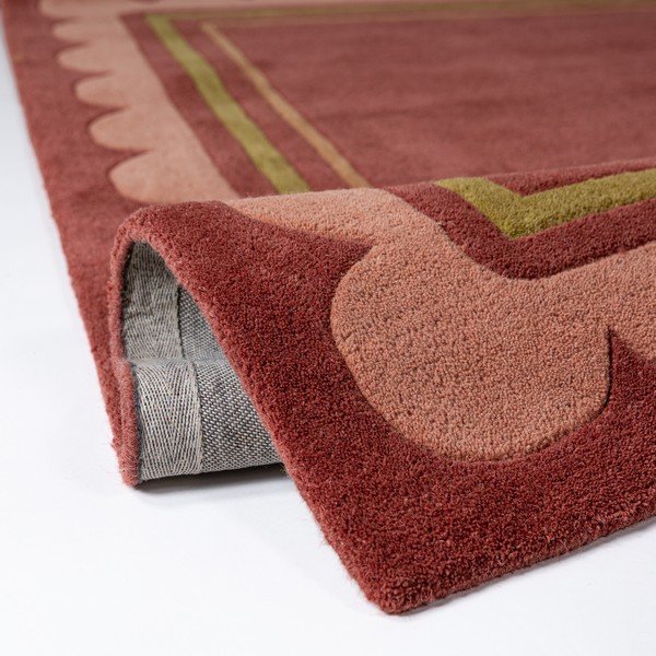 Bordo ručno rađen vunen tepih 160x230 cm Lois – Flair Rugs-image-3