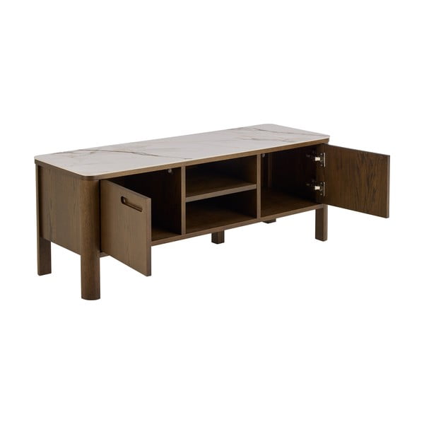 Smeđa TV komoda u dekoru hrasta 120x45x40 cm Southampton – Actona-image-3