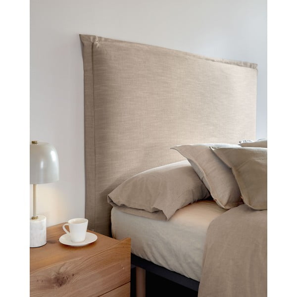 Bež podstavljeno uzglavlje 206x106 cm Tanit – Kave Home-image-2