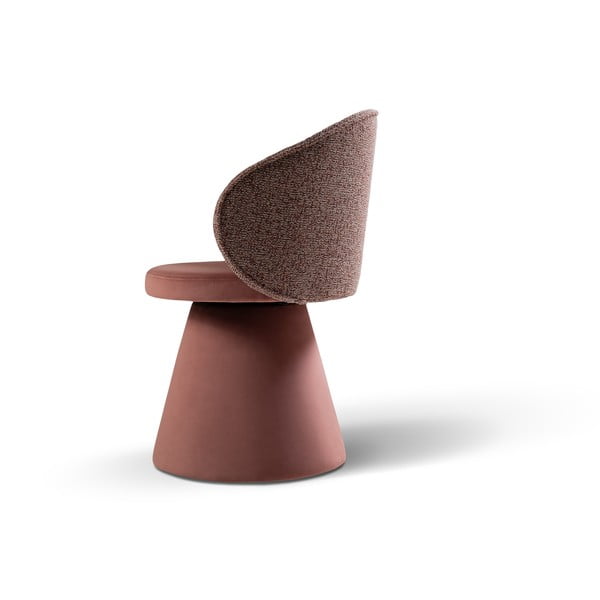 Ružičasta baršunasti fotelja Inez – Micadoni -image-3