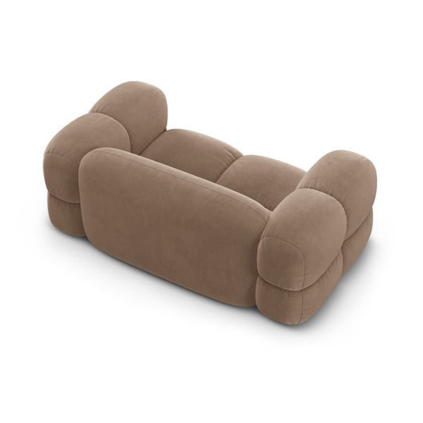 Smeđa baršunasti sofa 180 cm Loretto – Cosmopolitan Design-image-4