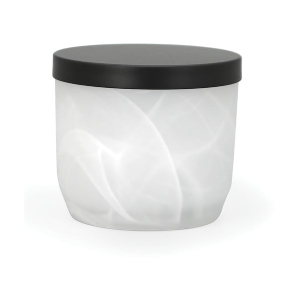 Bijeli stakleni kupaonski organizator za pamučne vatice Madison – Spirella