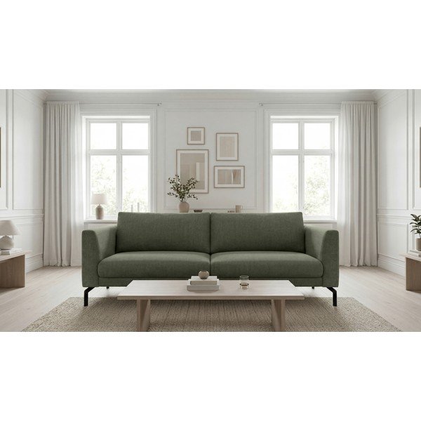 Tamno zelena sofa 216 cm Gomero – Scandic-image-1