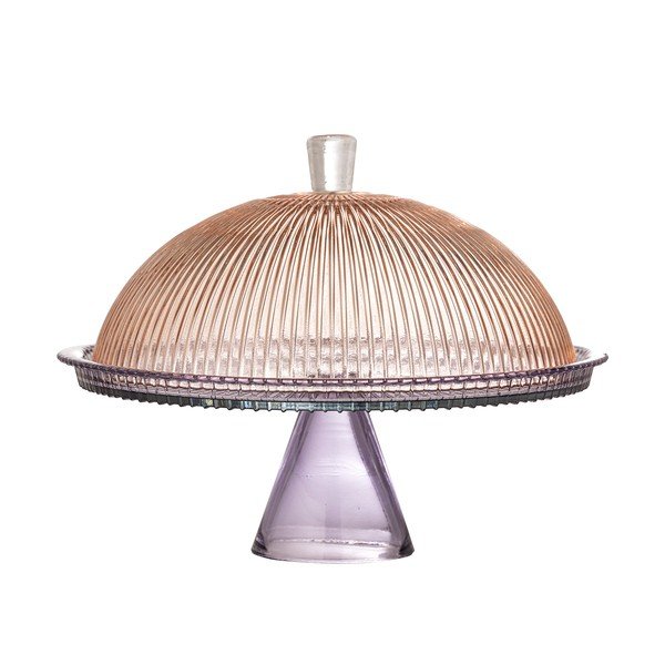 Stakleni pladanj s poklopcem Tayo – Bloomingville