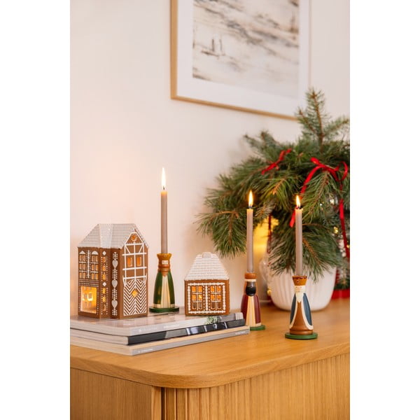 Drveni svijećnjaci u setu 3 kom s božićnim motivom Betiel – Bloomingville-image-2