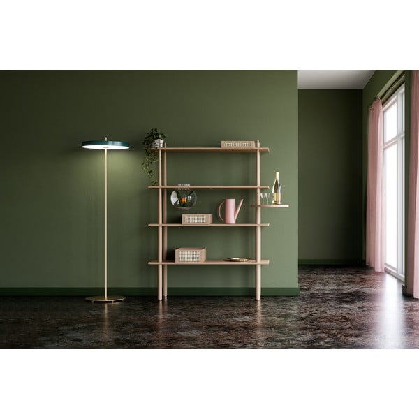 Tamno zelena LED stojeća svjetiljka s mogućnosti zatamnjivanja s metalnim sjenilom (visina 151 cm) Asteria Floor – UMAGE-image-1