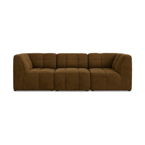 Senf žuta baršunasti sofa 255 cm Aloha – Makamii-image-2