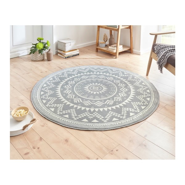 Sivi tepih Hanse Home Celebration Valencia, ⌀ 140 cm-image-1