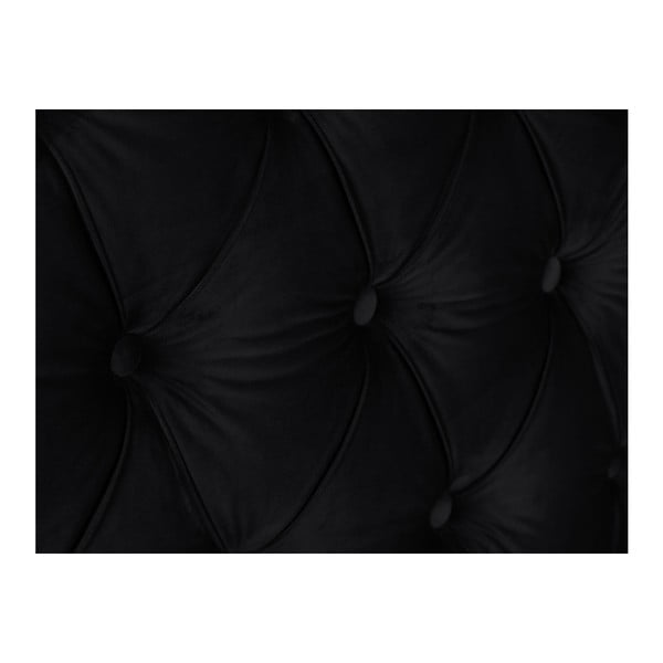 Crno uzglavlje Mazzini Sofas Daisy, 180 x 120 cm-image-4