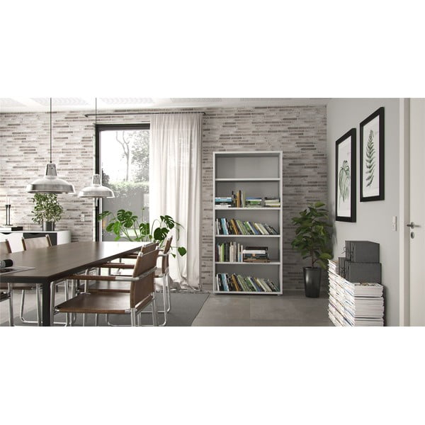 Bijela modularna biblioteka 89x189 cm Prima – Tvilum-image-1