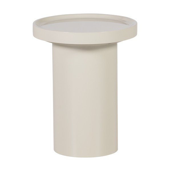 Okrugao pomoćni stol u sjajnom dekoru ø 40 cm Veluna – WOOOD