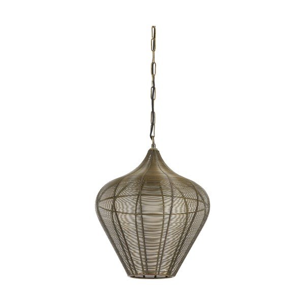 Metalna viseća svjetiljka u brončanoj boji ø 36 cm Alvaro – Light & Living