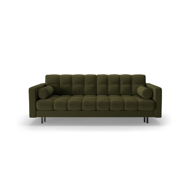 Zelena sklopiva/s prostorom za odlaganje sofa 222 cm Bali – Cosmopolitan Design