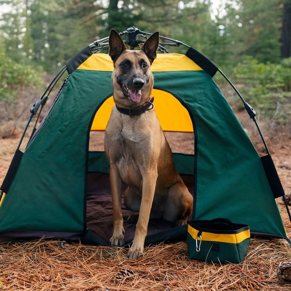 Tekstilna sklopiva putna posuda ø 18 cm Moss - P.L.A.Y.-image-3