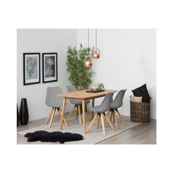 Set od 2 sive blagovaonske stolice Actona Damia-image-1