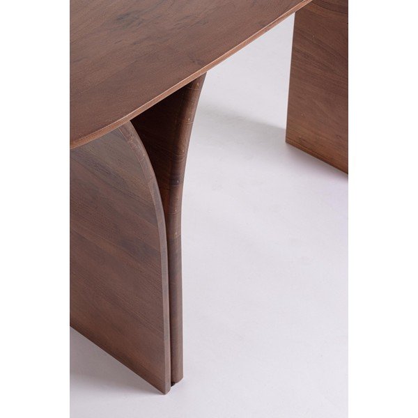 Pomoćni stol od masivnog manga u tamnoj prirodnoj boji 40x137 cm Dalton – Bizzotto-image-4