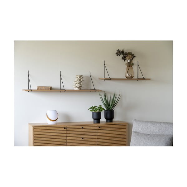 Polica u dekoru jasena u prirodnoj boji 120 cm Chiba – House Nordic-image-2