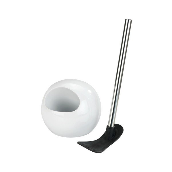Bijela keramička WC četka Wenko Rimless-image-1