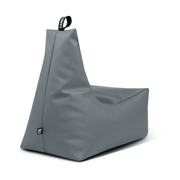 Tamno plava vreća za sjedenje od imitacije kože Icy XL – So Soft?-image-3