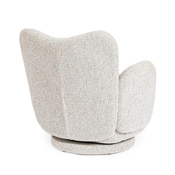 Svijetlo siva okretna fotelja Harper – Bizzotto-image-4