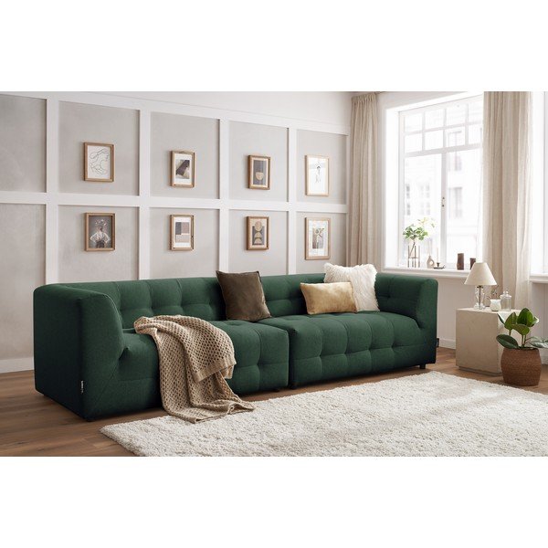 Tamno zelena sofa 324 cm Kleber - Bobochic Paris-image-1