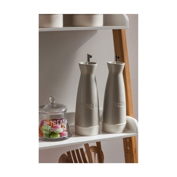 Set od dva spremnika smeđe gline sa kljun ulje i ocat Premier Housewares , 528 ml-image-2