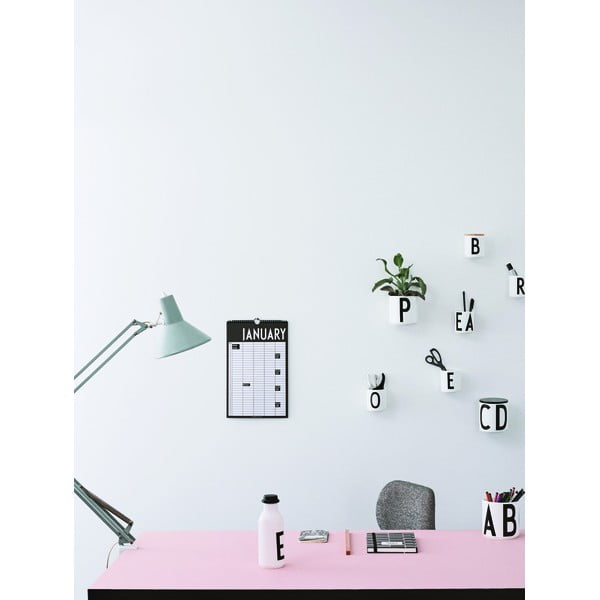 Crni mjesečni planer Design Letters Month-image-1