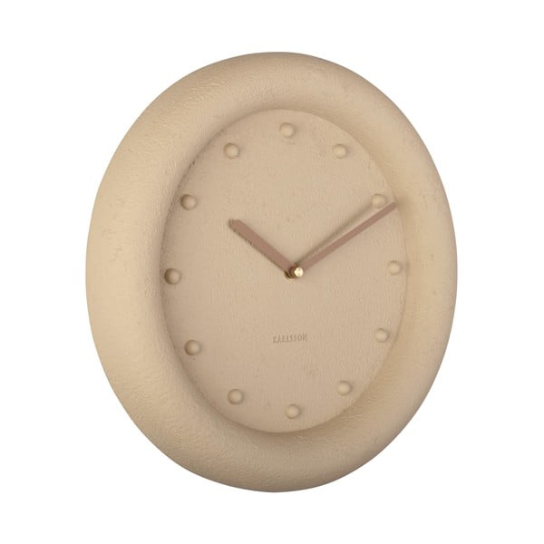 Bež zidni sat Karlsson Petra, ø 30 cm-image-2