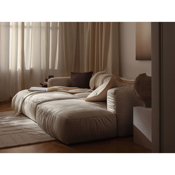 Bež sklopiva sofa 264 cm – Micadoni -image-2