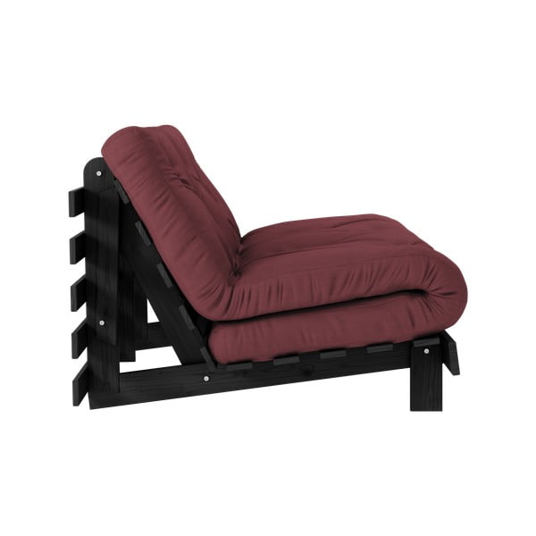 Bordo sklopiva sofa 140 cm Roots Black Night – Karup Design-image-4