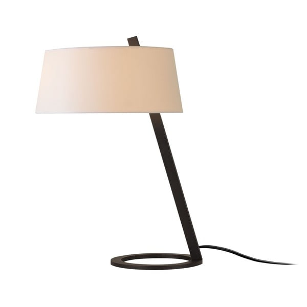 Bijela/crna stolna lampa (visina 55 cm) Salihini – Opviq lights