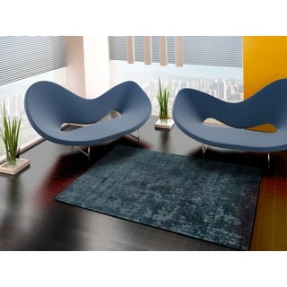 Plavi viskozni tepih Universal Margot Azul, 160 x 230 cm