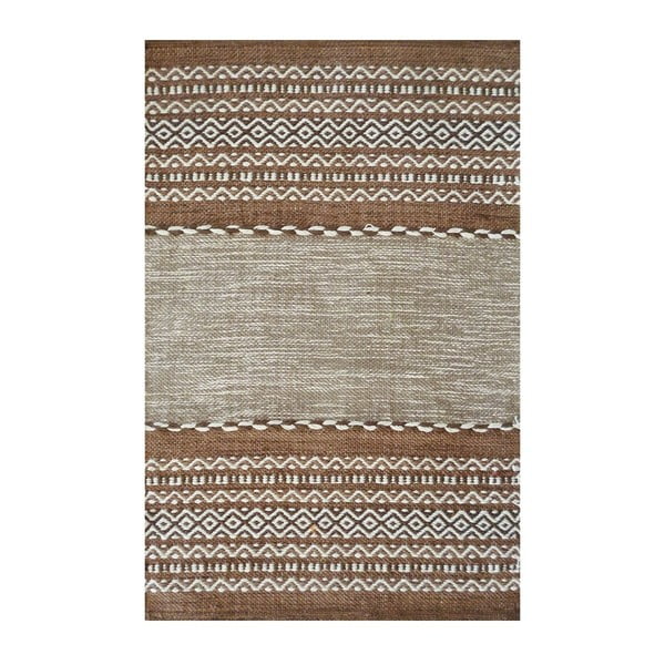Ručno tkani pamučni tepih Webtappeti Marrone, 50 x 80 cm