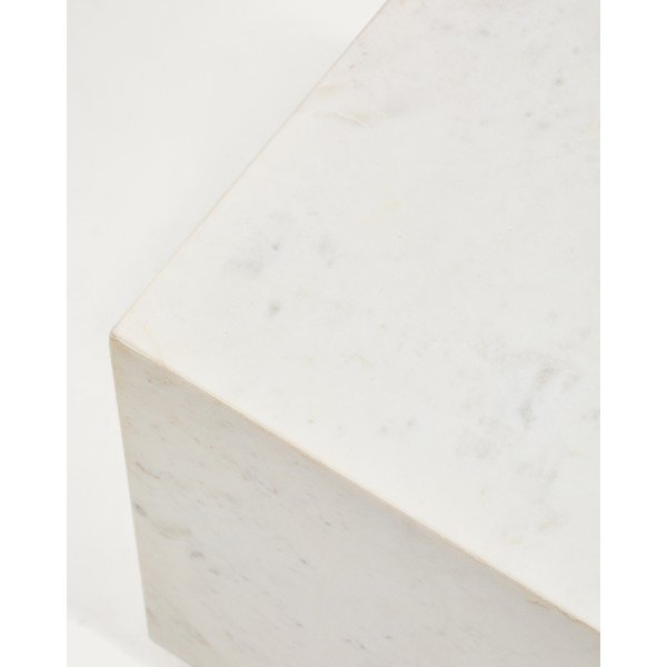 Mramorni pomoćni stol 40x40 cm Sorein – Kave Home-image-4