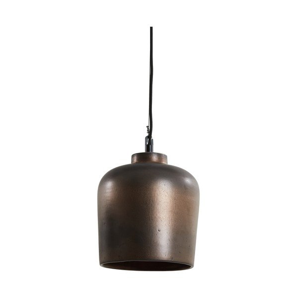 Viseća svjetiljka u brončanoj boji s keramičkim sjenilom ø 22,5 cm Dena – Light & Living